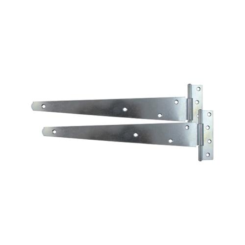 PAIR OF 16" MEDIUM TEE HINGES - ZINC