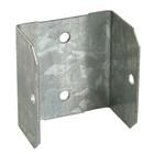 Post to Fence Panel U clip - Galvanised for 44mm thick panels