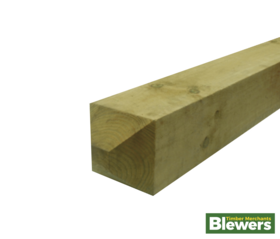 150 x 150mm Sawn Post 3.0m UC4 Treated Green 4WW Top.