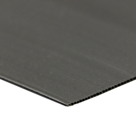 Black Plastic Floor Protection Sheet 2mm x 1220 x 2440mm