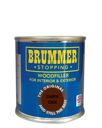 Brummer Stopping Wood Filler - Dark Oak - 250g