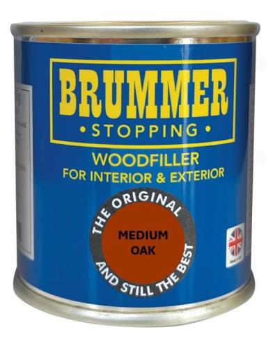 Brummer Stopping Wood Filler - Medium Oak - 250g