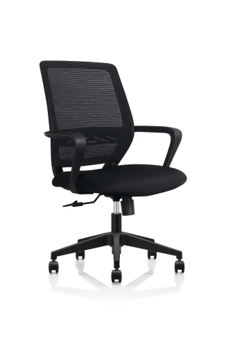 Passo Mesh Back Operator chair with Lumbar Support in Black