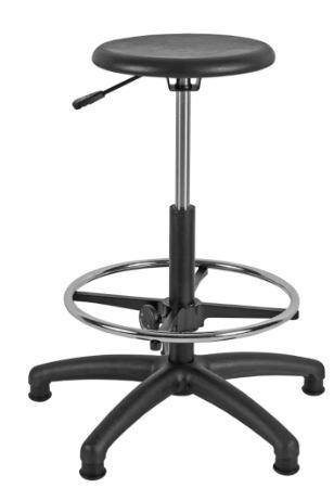 REVILO Draughtsman Button Seat Stool