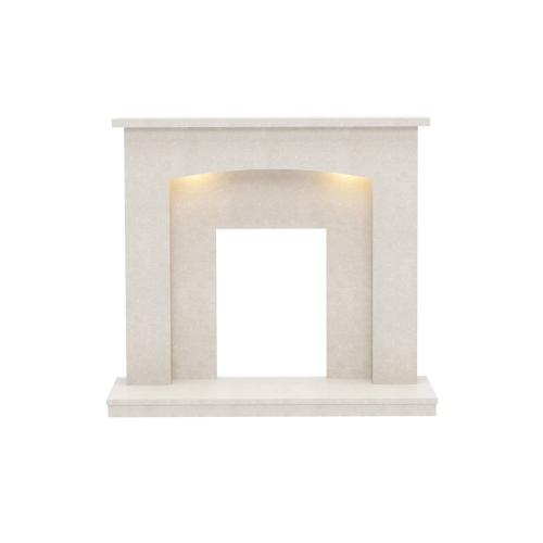 Be Modern 45â€ Isabelle Surround (surround only) in Manila Micro Marble 007404 with Led down lights SH0365