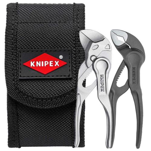 Knipex XS Mini Pliers Wrench & Cobra XS Set in Belt Pouch 00 20 72 V04 XS