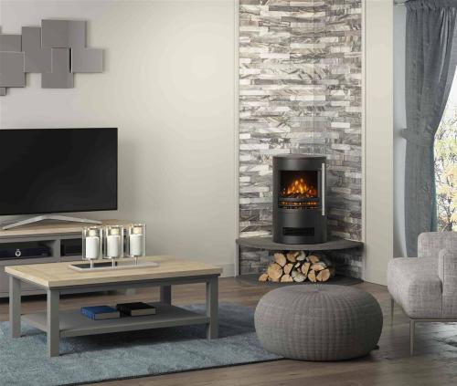 Be Modern FLARE Tunstall Cylinder Electric Stove in Matt Black 02757X