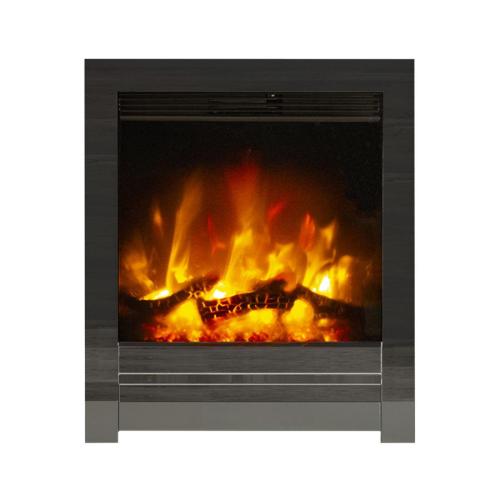 Bemodern Beam 16" Black Nickel Inset Electric Fire 049735