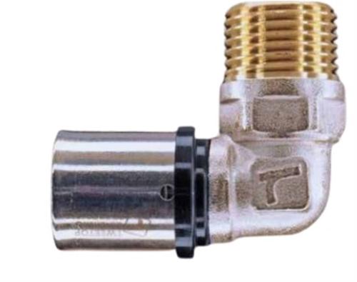 Tweetop Press Elbow 90? With Male Thread 16x1/2" 06012103
