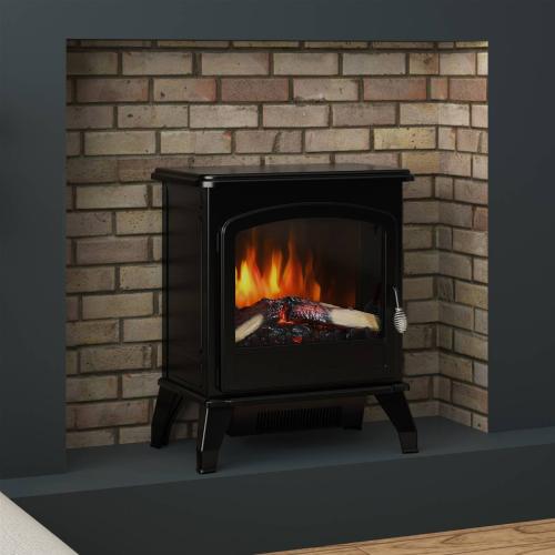 Bemodern Trowpoint Matt Black Freestanding Electric Stove 07361X