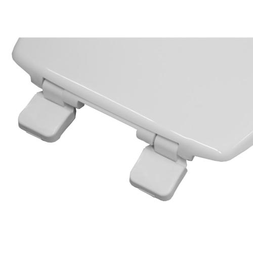 Bemis York Thermoplast Ultra-Fix Toilet Seat White 108070000
