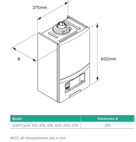 Vaillant ecoFIT Pure 418 Regular Boiler 0010020402