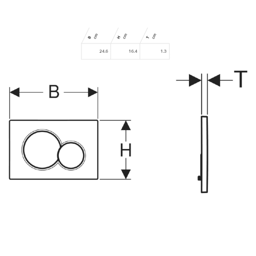 Geberit Sigma01 Dual Flush Plate 115.770.JQ.5
