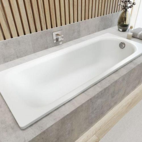 Kaldewei 313 Eurowa Eco 1700 x 700mm Steel Bath No Tap Holes 115300010001
