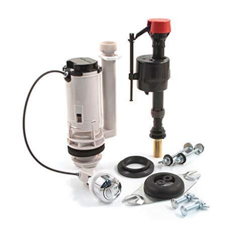 Fluidmaster Fully Height Adjustable & Flush Valve with Chrome Button Universal Cistern PROCP002
