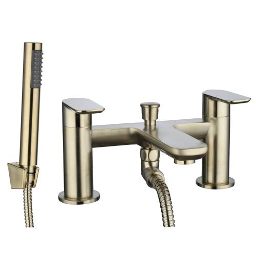 Highlife Rona Brushed Brass Baths Shower Mixer 12425R