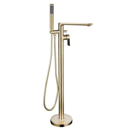 Highlife Rona Brushed Brass Floor Mounted Bath Shower Mixer 12429R