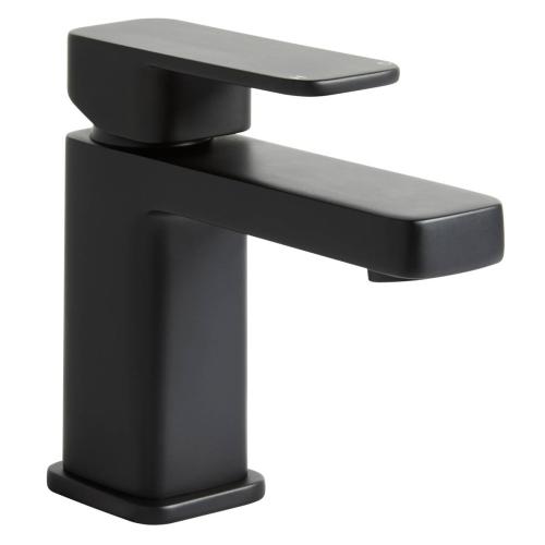 Highlife Fife Black Basin Mixer And Push Waste 12513B