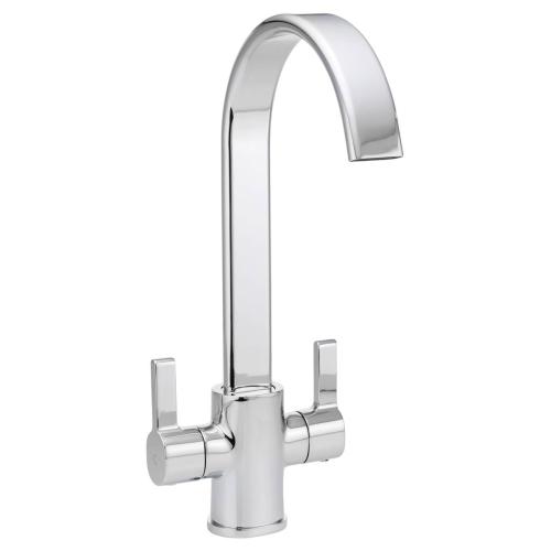 Highlife Luss Twin Lever Sink Mixer Chrome 12531