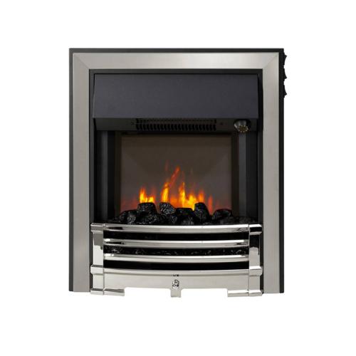 Be Modern Aspen Inset Electric Fire in Chrome Finish 128805