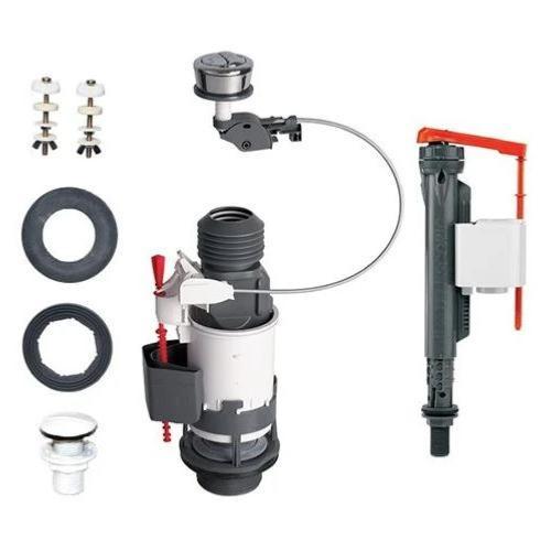 Wirquin Jollyflush 2" & 1 1/2" Bottom Entry Dual Flush, Inlet Valve & Button Pack 10120673