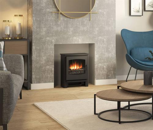 Be Modern Espire Electric Stove in Matt Black Finish 15784