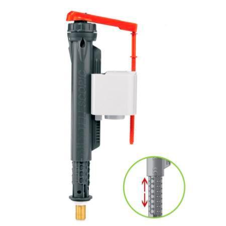 Wirquin Pro Jollyfill 1/2" Brass Tail Telescopic Bottom Entry Inlet Valve Ultra Quiet 10120687