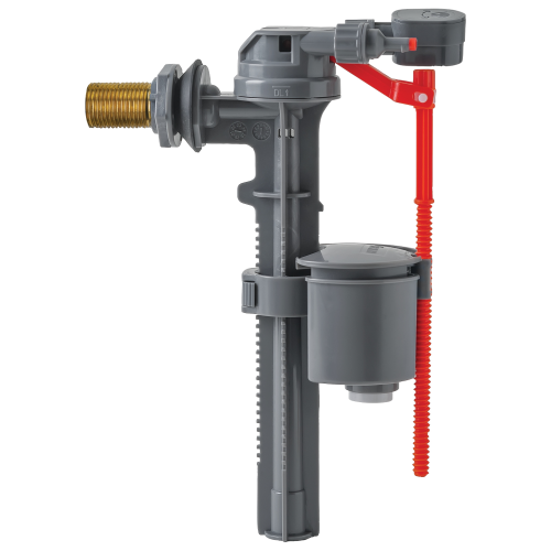 Wirquin 1/2" (15 mm) Jollyfill Brass Side Entry Inlet Float Valve - 90? Rotating Head 10120694