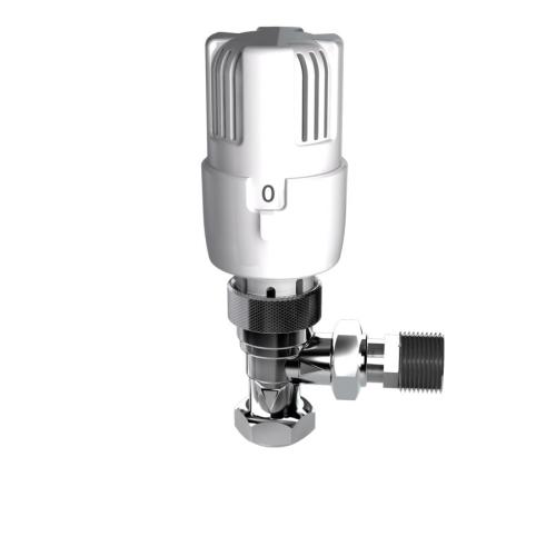 Inta I-THERM 15mm Angled Thermostatic Radiator Valve 15TRVA