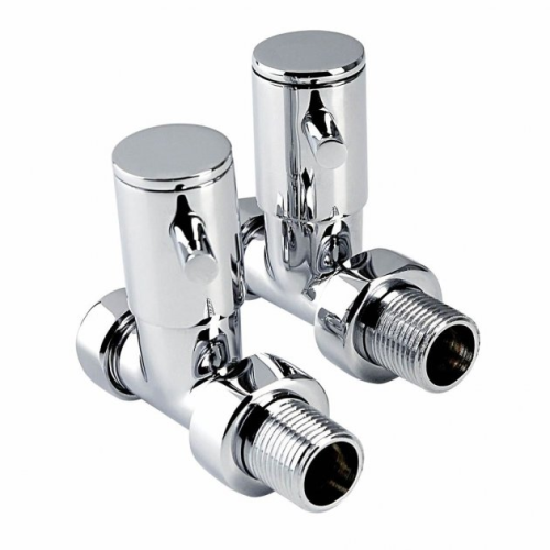 Inta Modern Straight Radiator Valves 15mm - 1024CP