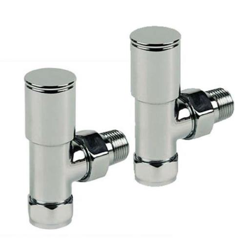 Inta 15mm Angled Modern Chrome Radiator Valve 1025CP