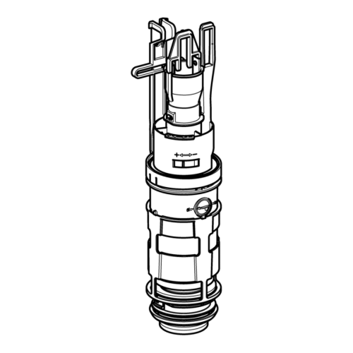 Geberit Flush Valve with Basket 240.637.00.1