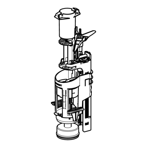 Geberit Flush Valve for Dual Flush AquaClean 8000plus 242.397.00.1