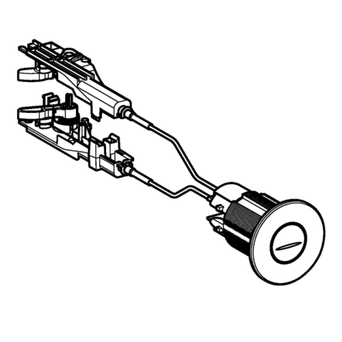 Geberit Dual Flush Actuator With Cable 242.508.21.1