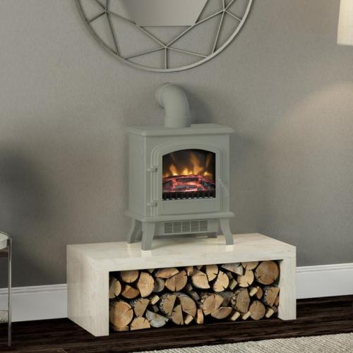 Be Modern 4" Decorative Flue Pipe 90Â° French Grey 27278
