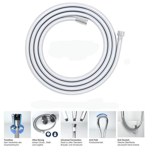Grohe 28364001 Silverflex Hose 1500 mm Universal Connection 1/2" Twist Free Hose