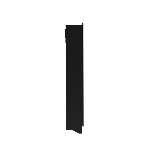 Be Modern Azonto Electric Wall Fire Black Glass 28517