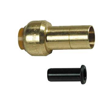 Polypipe Overlay Adaptor Set 15mm X 12mm Steel Stiffs (Pack of 2)