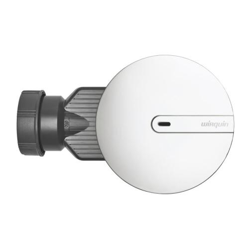 Wirquin SLIM+ Extra Flat Shower Waste 90mm - Chrome Plated ABS Dome 30723374