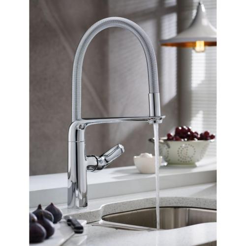 Highlife Linton Single Lever Sink Mixer with Flexi Spray Head Chrome 31132