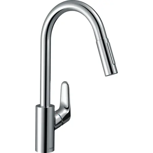 Hansgrohe Focus Kitchen Tap with Pull Out Spray and 150? Swivel Range