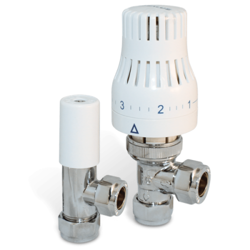 Salus TRV31LS5 Thermostatic Radiator Valve with Lockshield and Reducers