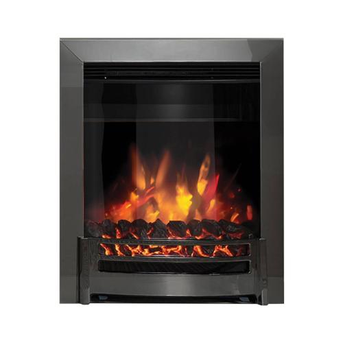 Be Modern Ember Inset Electric Fire in Black Chrome Finish 33294
