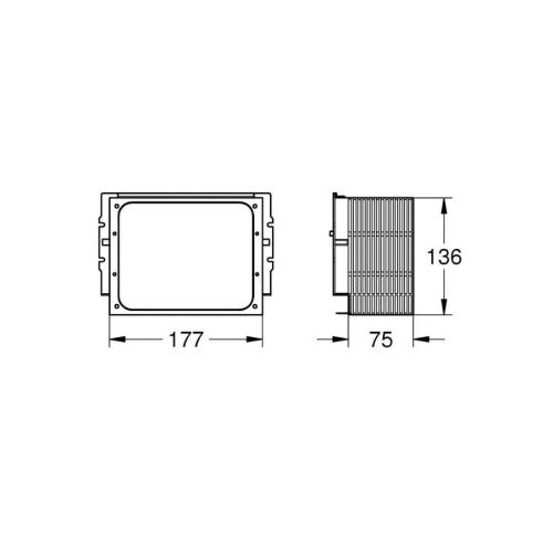 Grohe Inspection Shaft for Flushing Cistern 42326000
