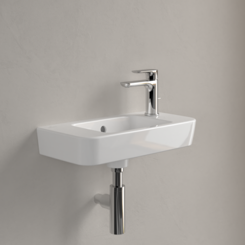 Villeroy & Boch O.Novo Wall Hung Basin with Overflow 500 x 250mm (Right Hand) 4342R501