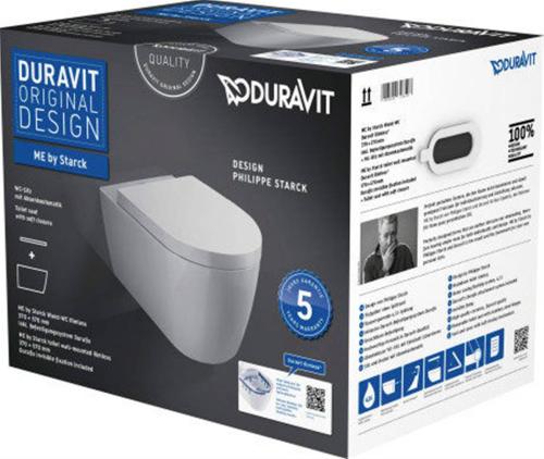 Duravit ME by Starck Toilet set Wall mounted 45290900A1