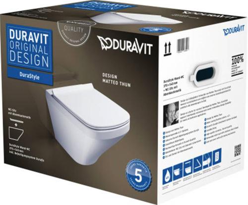 Duravit DuraStyle Toilet set wall mounted 45520900A1