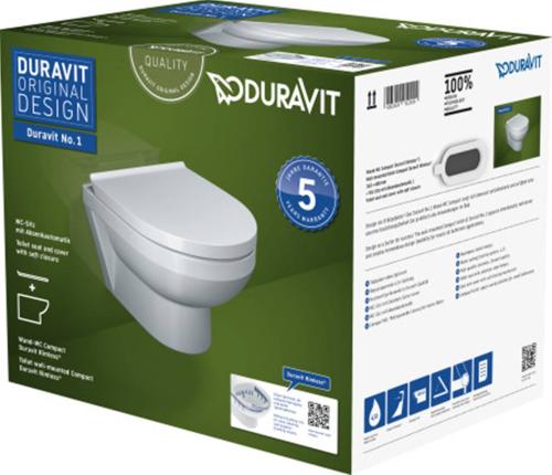 Duravit Duravit No.1 Toilet set wall mounted 45620900A1