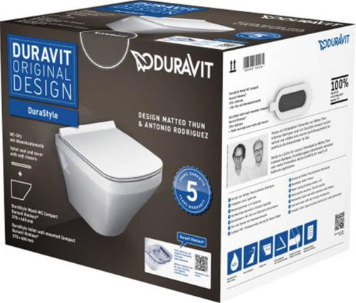 Duravit DuraStyle Toilet set wall mounted 45710900A1
