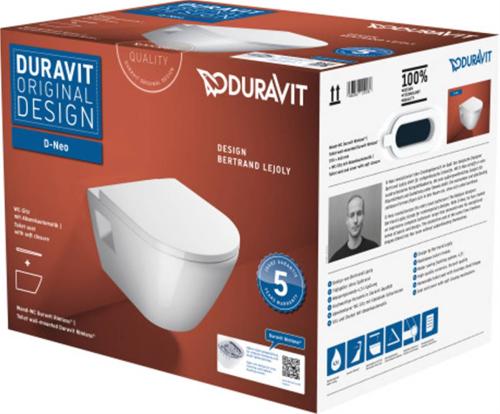 Duravit D-Neo Toilet set Wall-mounted 45780900A1